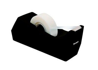 Scotch Desktop Tape Dispenser, Black (MMMC38BK)