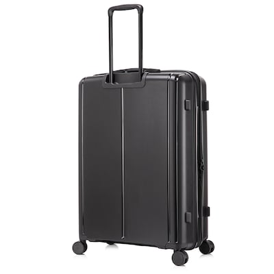 DUKAP Airley 3-Piece Hardside Spinner Luggage Set, TSA Checkpoint Friendly, Black (DKAIRSML-BLK)