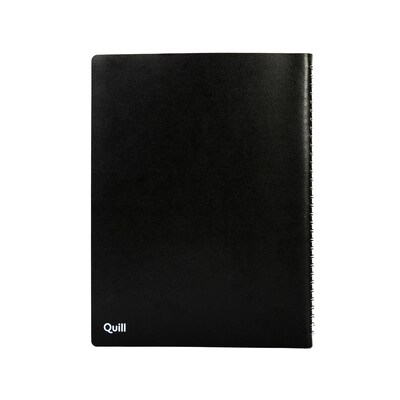 2027 Quill Brand® 8 x 11 14-Month Monthly Planner, Black (63001-27-QCC)