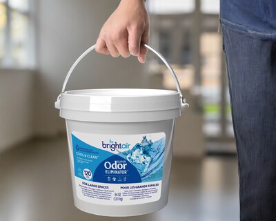 Bright Air Super Odor Eliminator Gel, Fresh Scent, 64 Oz. Tub (900129)
