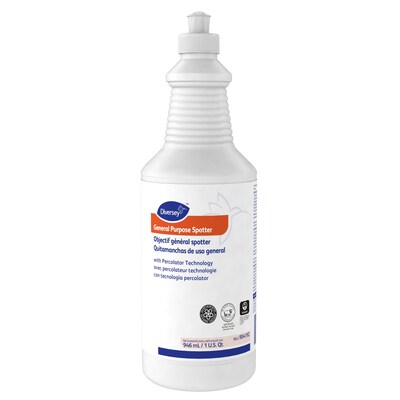 Diversey Carpet Spot & Stain Remover Liquid, Floral Fresh, 32 oz., 6/Carton (904192)