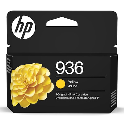 HP 936e Black High Yield and Cyan/Magenta/Yellow Standard Yield Ink Cartridge, 4/Pack