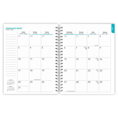 2027 BrownTrout National Parks 6.5" x 7.8" Calendar Year Weekly Standard Planner, Multicolor (9798330709403)