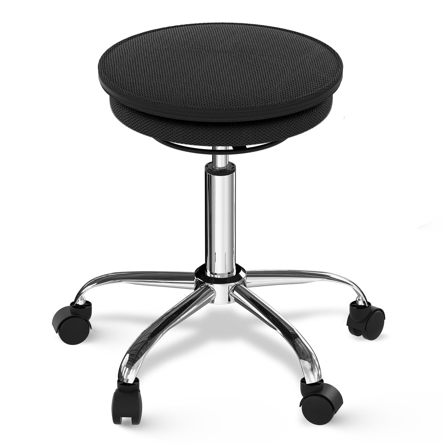Uncaged Ergonomics Wobble Stool Air 25.5 Active Balance Stool Fabric Seat (WSA-b)