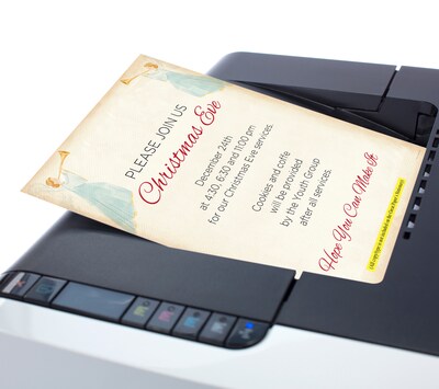 Great Papers! Holiday Stationery Letterhead Angels and Horn, Multicolor, 50 sheets (2024028)