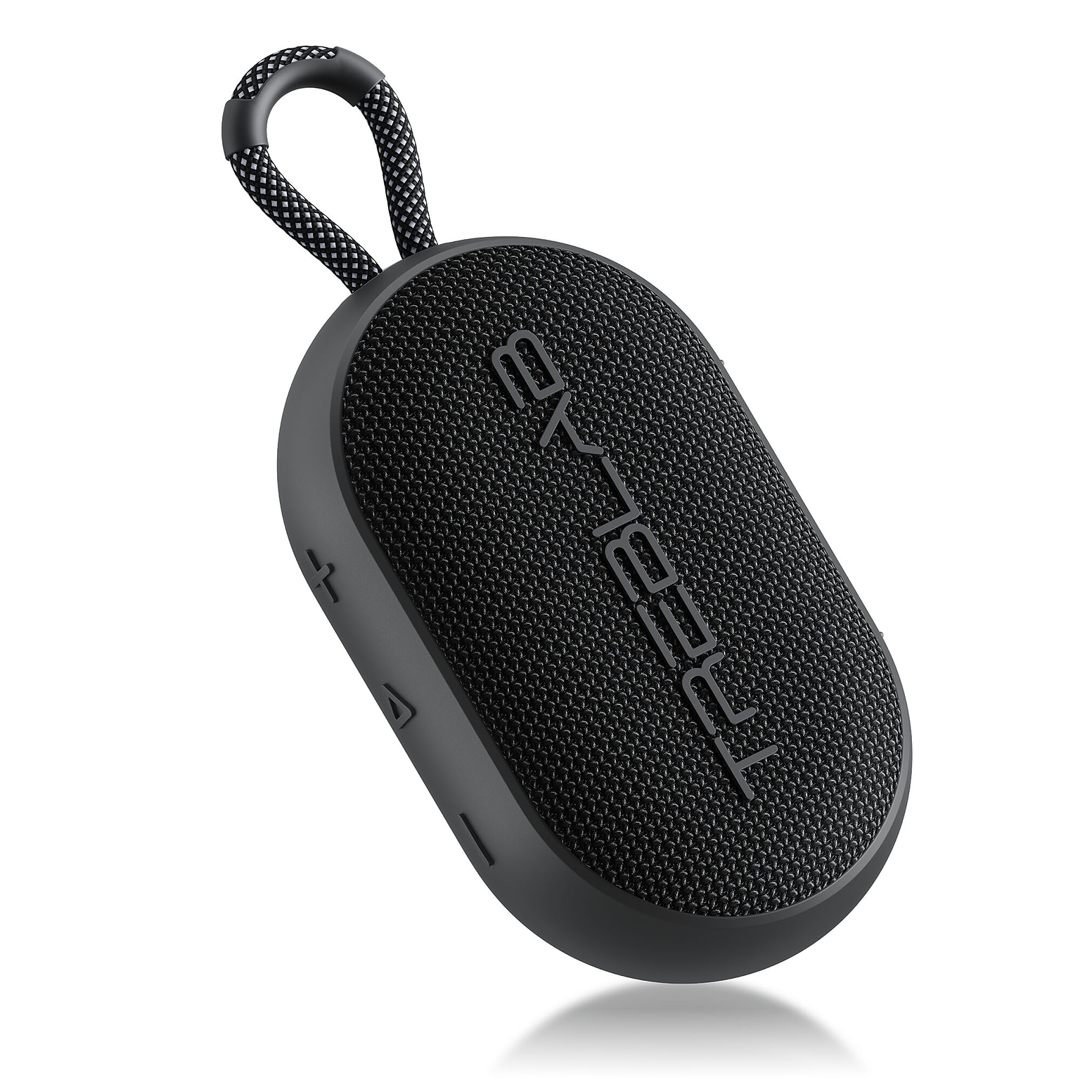 TREBLAB HD-Go Ultra Portable Hand Held Speaker with Clip, Waterproof, Black