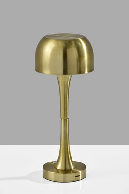 Adesso Jimmy LED Table Lamp, Antique Brass (2602-21)