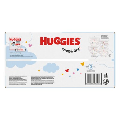 Huggies Snug & Dry Baby Diapers, Size 6, 112/Carton (51516/56459)