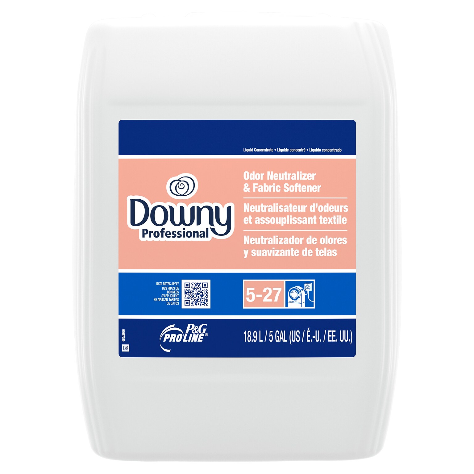 P&G ProLine Downy Professional Odor Neutralizer and Fabric Softener, 640 oz. (39384)