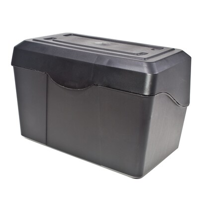 Innovative Storage Designs Black Index Card Holder, 3 x 5, 6 Packs (AVT45001-6)