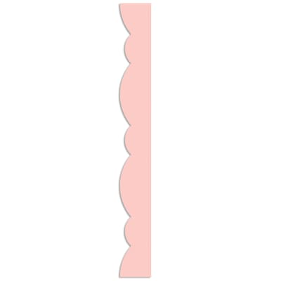 Creative Teaching Press Blush Stylish Scallops EZ Border, 48 Feet/Pack, 3 Packs (CTP10527-3)