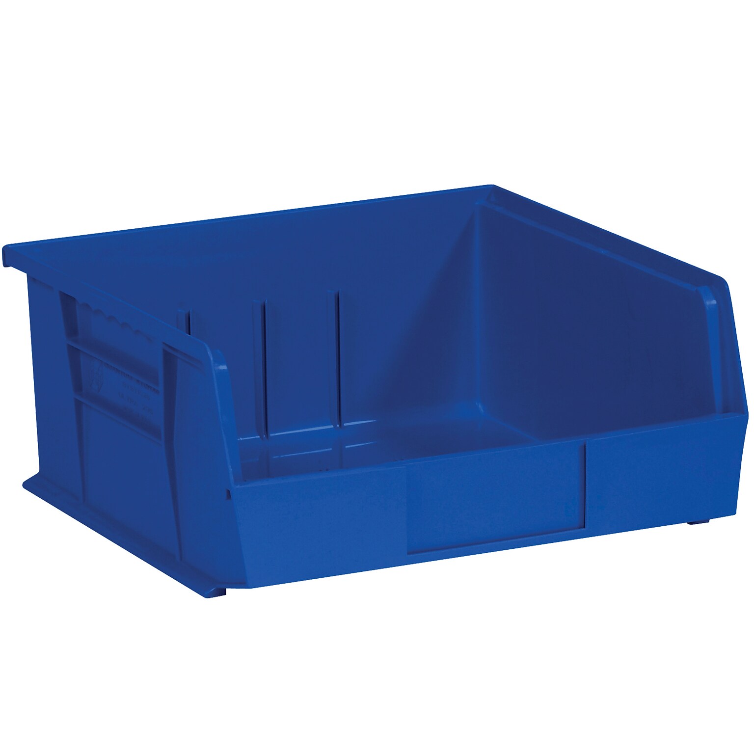 Quill Brand® 10-7/8 x 11 x 5 Plastic Stack and Hang Bins, Blue, 6/Ct (BINP1111B)