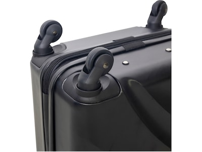 Geoffrey Beene Hardside Spinner Luggage Set, Black (GB23-2)