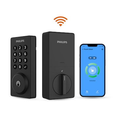 Philips Smart Wi-Fi Door Lock with Push Button Lighted Keypad
