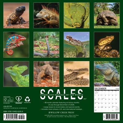 2027 Willow Creek Scales 12 x 12 Monthly Wall Calendar (62159)