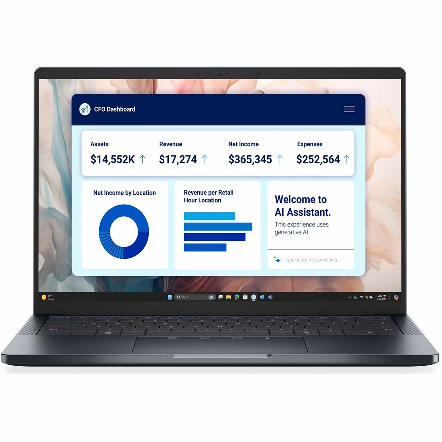 Dell Pro 14 Premium 14 AI Laptop, Copilot+ PC, Intel Core Ultra 7 268V, 2.2GHz, 32GB RAM, 512GB SSD, Windows 11 Pro (FK5CT)