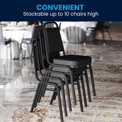 Flash Furniture HERCULES Series Vinyl Banquet Chair, Black (FD-BHF-1-GG)