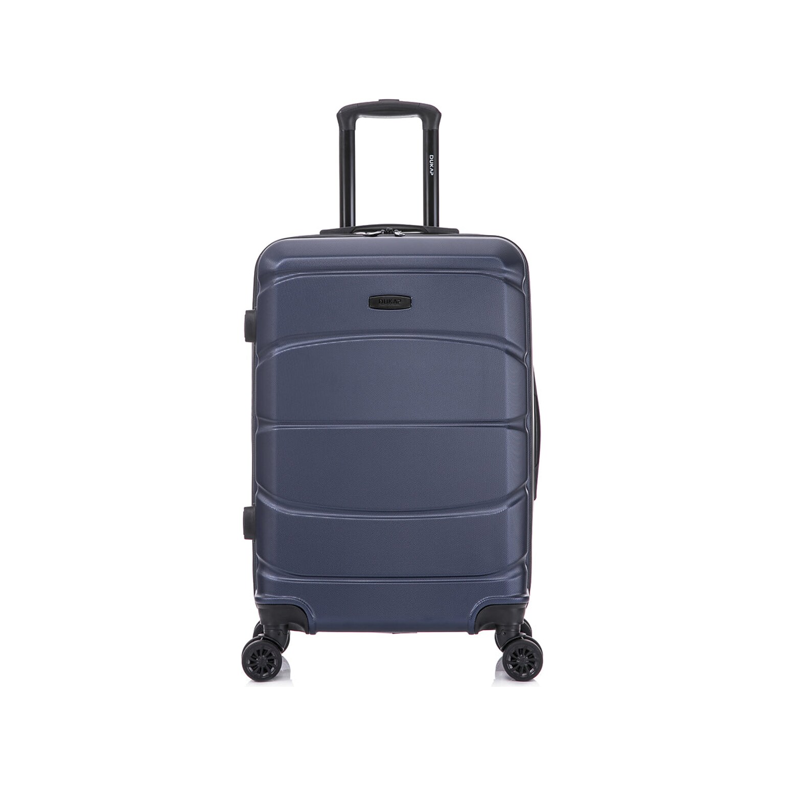 DUKAP Sense 24 Hardside Suitcase, 4-Wheeled Spinner, TSA Checkpoint Friendly, Blue (DKSEN00M-BLU)