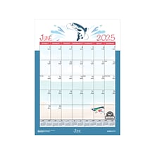 2024-2025 House of Doolittle Seasonal Holiday Depictions 16.5 x 12 Academic Monthly Wall Calendar