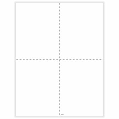 ComplyRight 2026 W-2/1099-R Blank Tax Form, 4-Up, without Backer Instructions, 500/Pack (5221B)