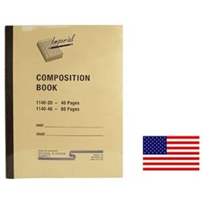 Imperial Composition Book, 7” X 8-1/2”, White, 40 Pages, Dozen (114040)