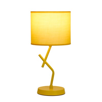 Simple Designs Abstract 17.13 LED Table Lamp, Yellow (LT1172-YLW)