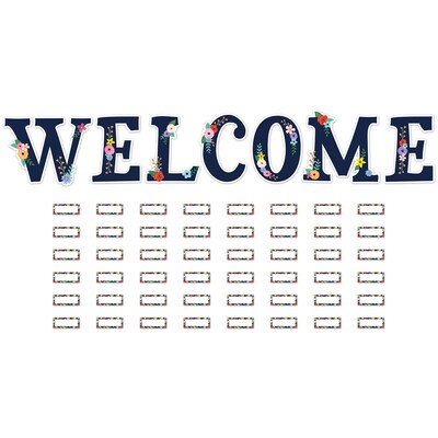 Teacher Created Resources Wildflowers Welcome Bulletin Board Set, 55/Set (TCR6695)