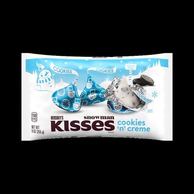 KISSES Cookie/Creme Snowman 9oz