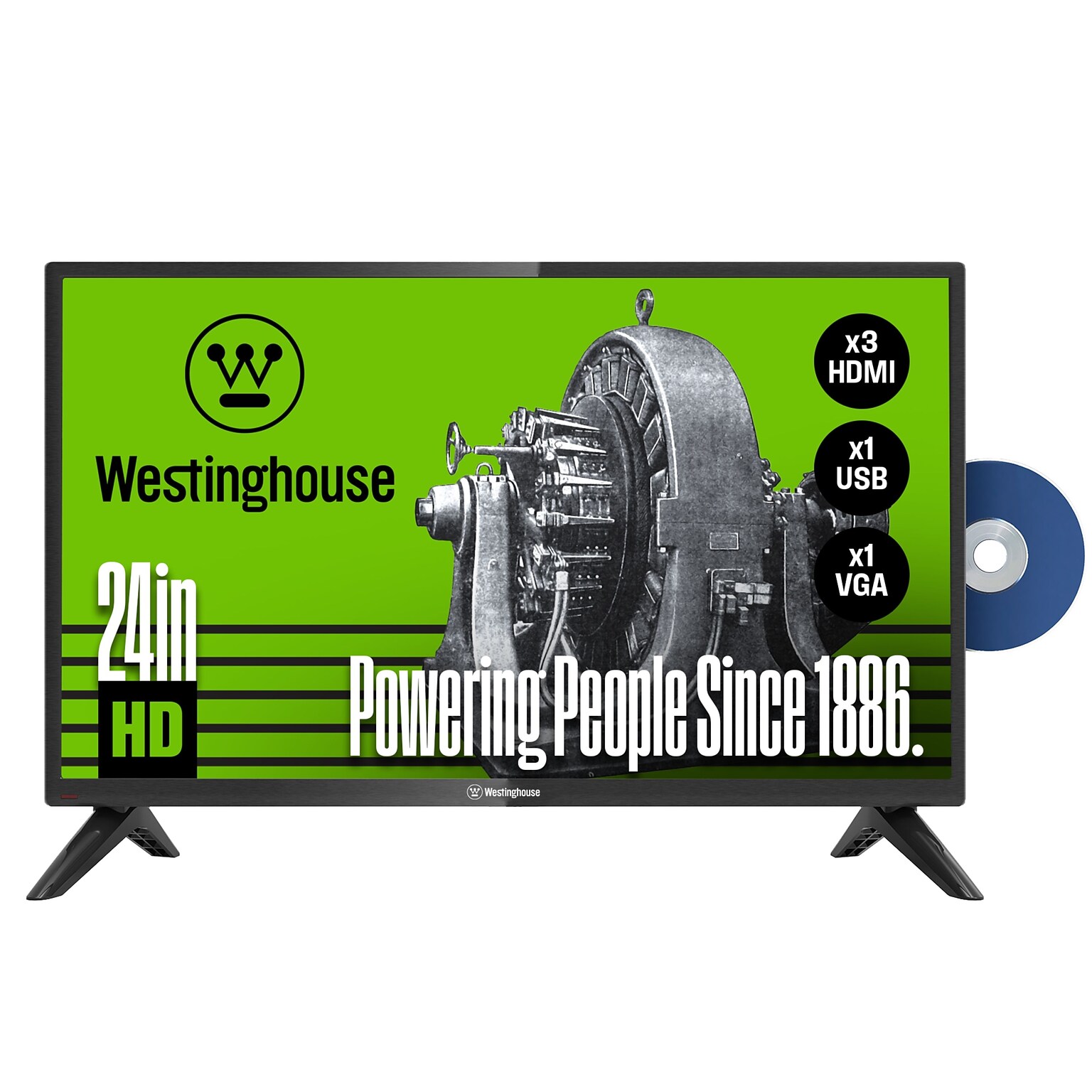 Westinghouse 24 HD DVD Combo TV (WD24HX5201)