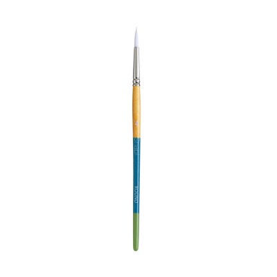 Princeton Snap! Short Handle Mixed Media Synthetic Round Brush, 3/Pack (PBXP9850R4-3)