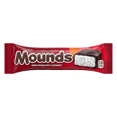 Mounds Dark Chocolate & Coconut Candy Bars, 1.75 oz., 36/Box (HEC00310)