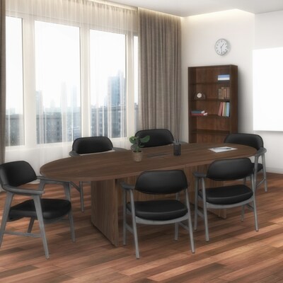 Regency Legacy 10 ft. Racetrack Conference Table with Charging Port, Neo Walnut (LCTRT12047NW)