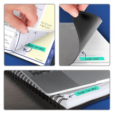 2027 AT-A-GLANCE QuickNotes 8.25" x 11" Monthly Planner, Faux Leather Cover, Black (76-06-05-27)