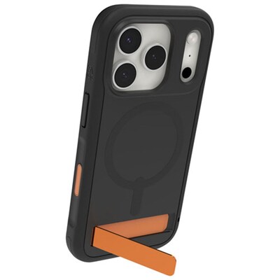 ZAGG Sedona Snap MagSafe Phone Case for iPhone 17 Pro, Shock Absorbing, Flood Black (702319130)
