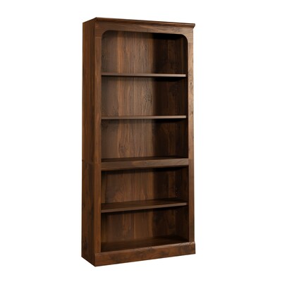 Sauder Select 73H 5-Shelf Bookcase, Grand Walnut (444766)