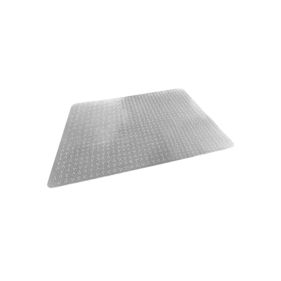 Floortex Cleartex TrYlok Carpet Chair Mat, 46 x 59, Designed for Low-Pile Carpet, Clear Vinyl (NRCMFLVT0006)