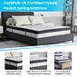 Flash Furniture Capri Comfortable Sleep 10" CertiPUR-US Certified Hybrid Pocket Spring Mattress, Full (CLE230PRF10)