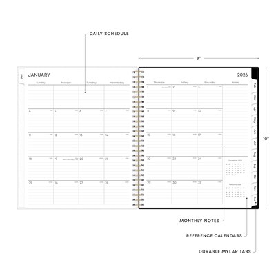 2026 Blue Sky Nevaeh 8" x 10" Monthly Personal Planner (143947-26)