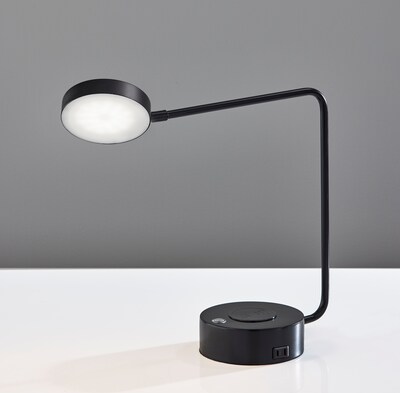 Adesso Viper Supercharger LED Desk Lamp, 15"H, Black (2615-01)