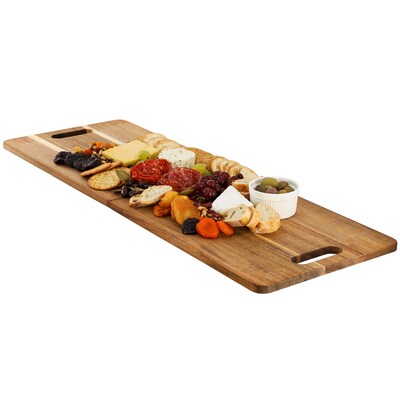 MegaChef 33 x 12 Acacia Wood Folding Cheese Cutting Board (935122174M)