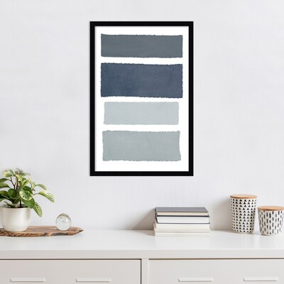 Amanti Art Painted Weaving I Gray by Piper Rhue Wood Framed Wall Art Print, 18 x 26 (A42675461072)