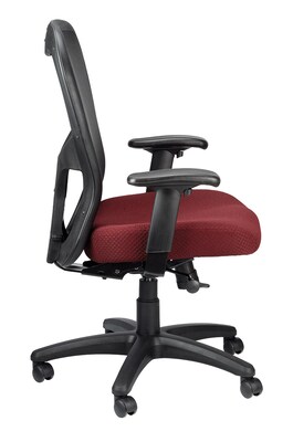 Tempur-Pedic Ergonomic Fabric/Mesh Swivel Task Chair, Burgundy/Black (TP9000-C-BURG)