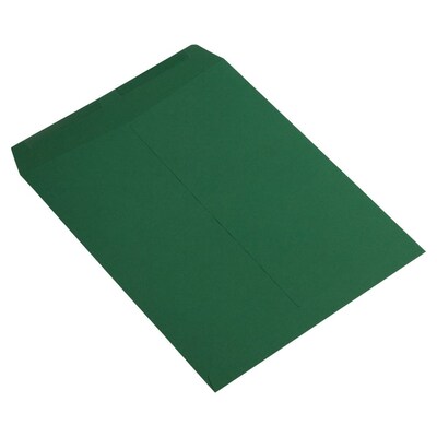 JAM Paper Catalog Envelope 10" x 13", Dark Green, 25/Pack (31287538)