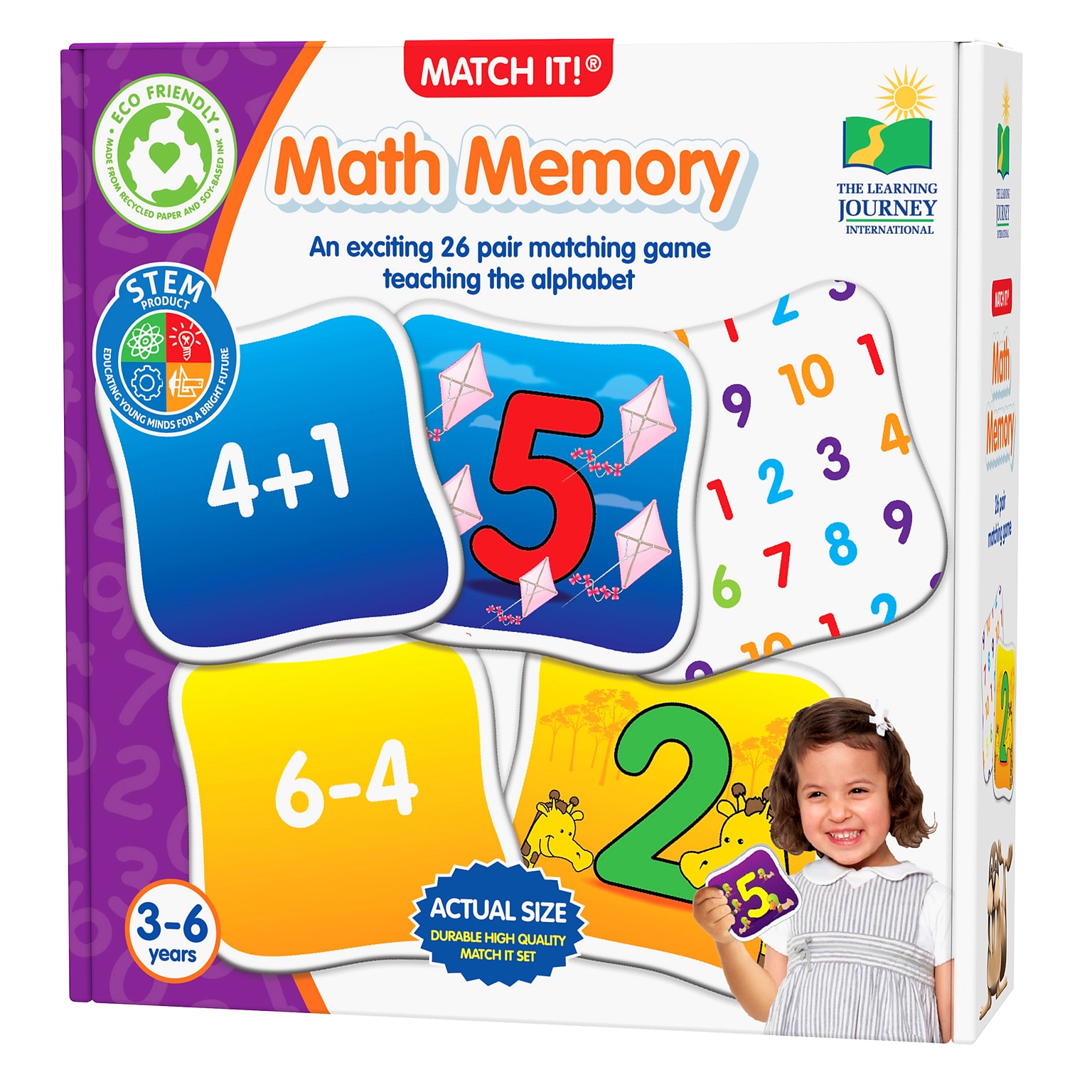 University Games Match It! Math Memory Game (LJI687369)