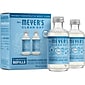 Mrs. Meyer's Clean Day Concentrated Foaming Hand Soap Dispenser Refill, Rain Water Scent, 2 Fl. Oz., 2/Pack (355609)