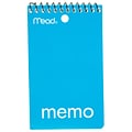 Mead 1-Subject Notebooks, 3 x 5, College Ruled, 60 Sheets, Assorted Colors (45354)