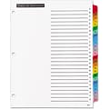 Avery Office Essentials Table n Tabs A - Z Tab Paper Dividers, 26 Tabs, Multicolor (11677)
