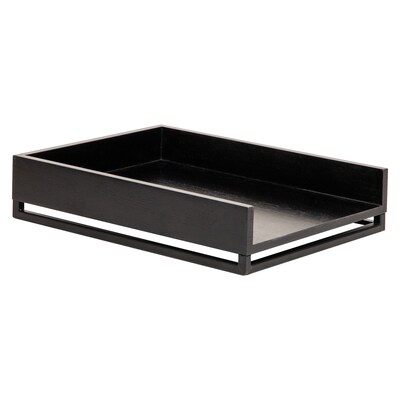 Mind Reader Metal Accessory Tray, Black (WDMTRAY-BLK)