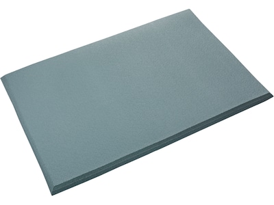 Crown Mats Alleviator Anti-Fatigue Mat, 36 x 60, Steel Gray (AZ 0035GY)