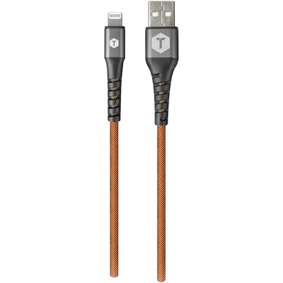 ToughTested PRO Armor Lightning to USB-A Charging Cable, 8 ft., Black (CELTTPC8IP2) (TT-PC8-IP2)